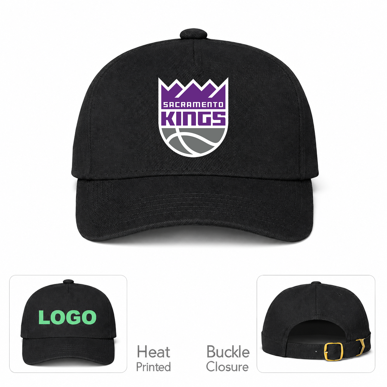 Sacramento Kings Dad Baseball Cap Hat
