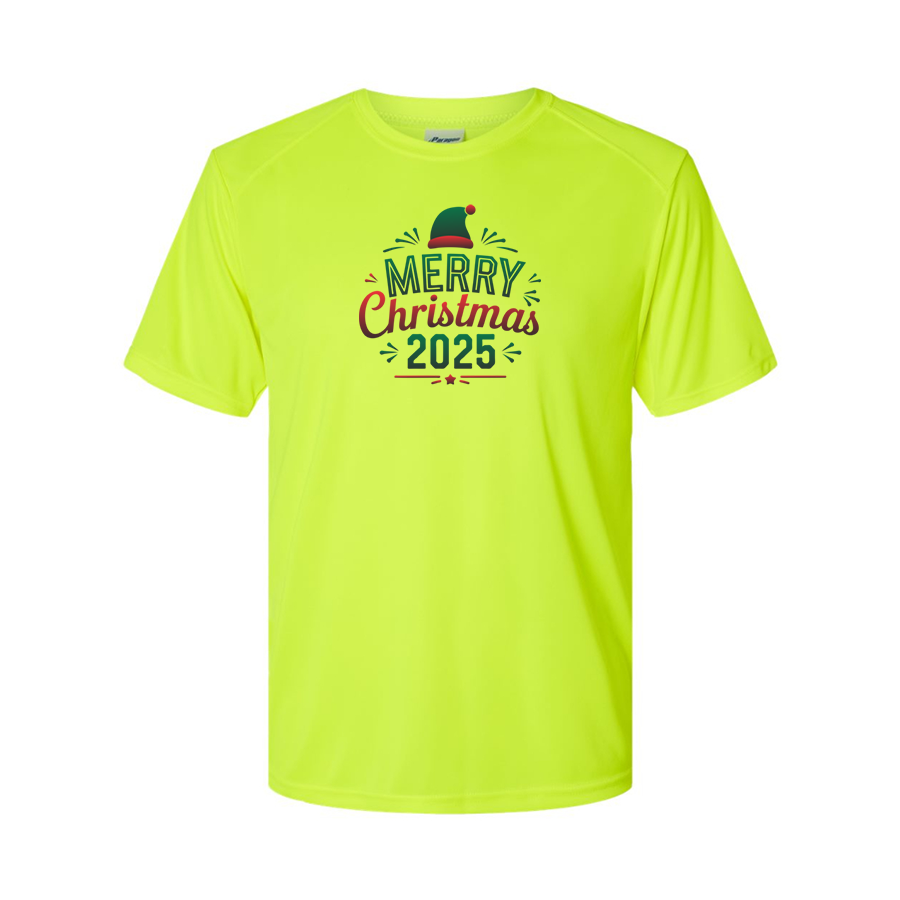 Youth's Merry Christmas 2025 Performance T-Shirt