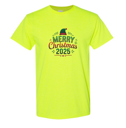 Youth's Merry Christmas 2025 Cotton T-Shirt