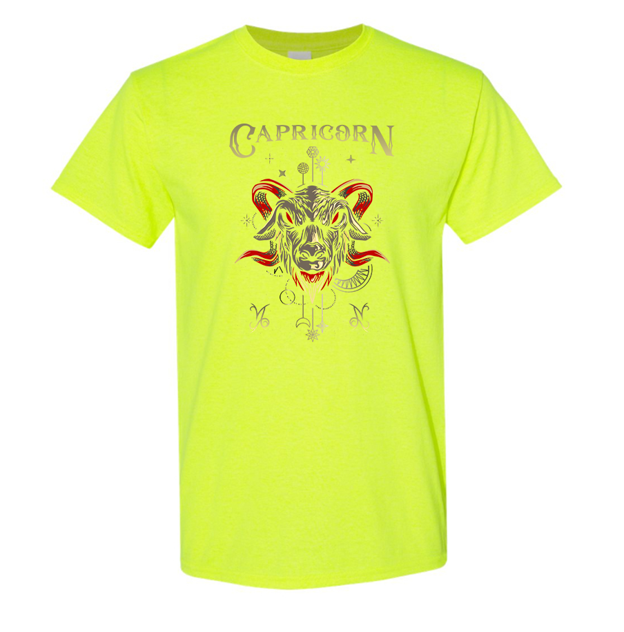 Men's Capricorn Zodiac Cotton T-shirt