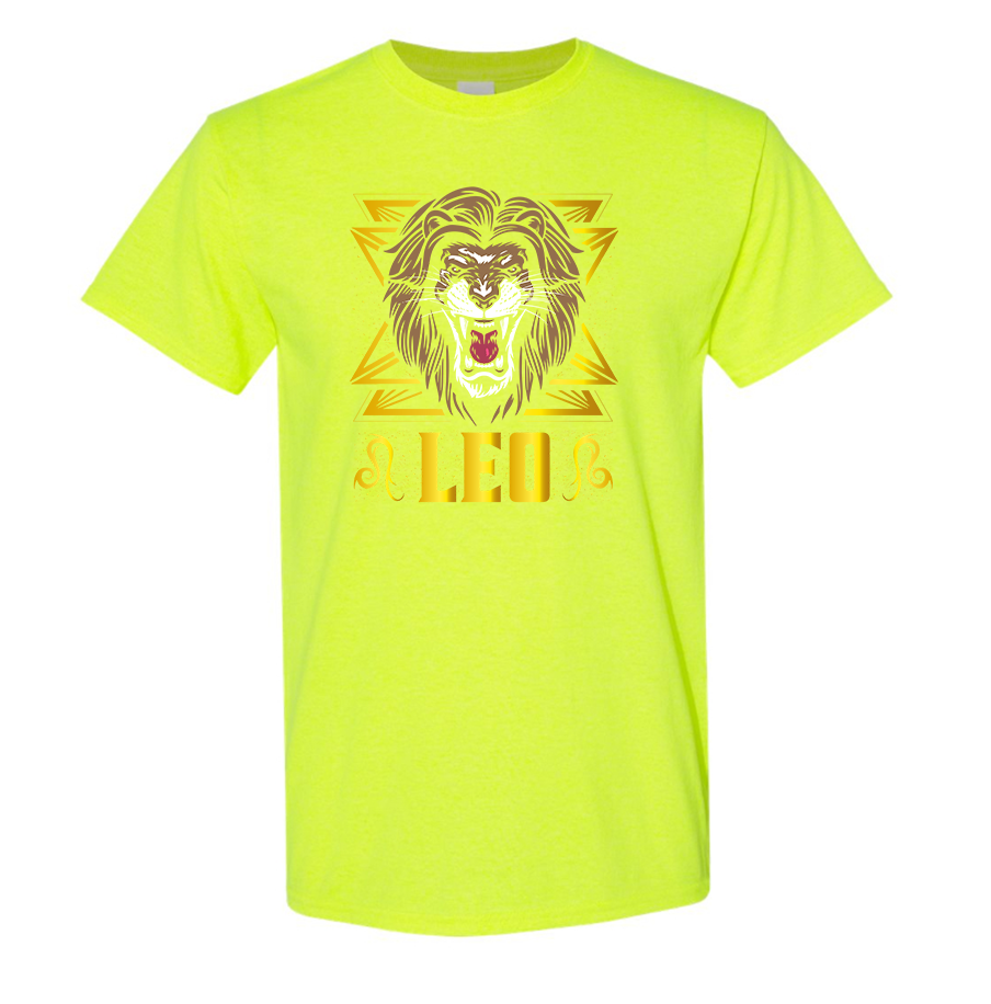 Youth's Leo Zodiac Sign Cotton T-Shirt