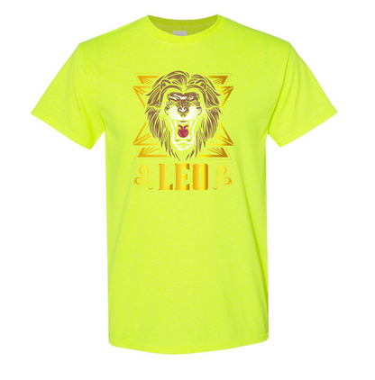 Youth's Leo Zodiac Sign Cotton T-Shirt