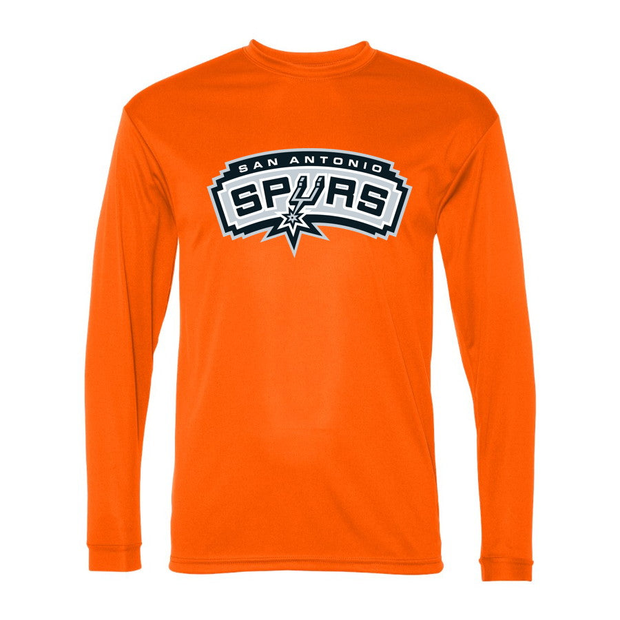 Men's San Antonio Spurs Polyester Long Sleeve T-Shirt