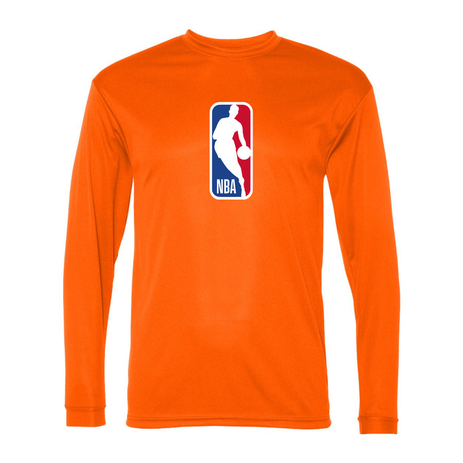 Men's NBA Polyester Long Sleeve T-Shirt