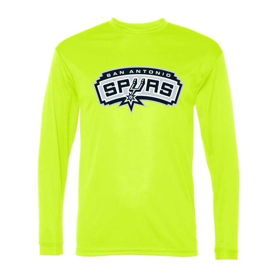 Men's San Antonio Spurs Polyester Long Sleeve T-Shirt
