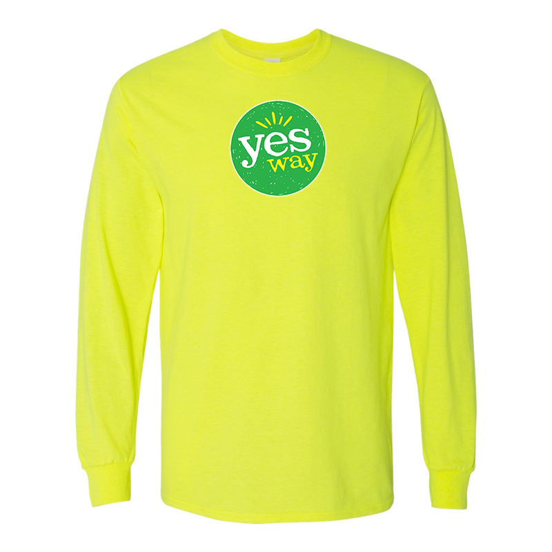 Men's Yes Way  Gildan Heavy Cotton Long Sleeve T-Shirt