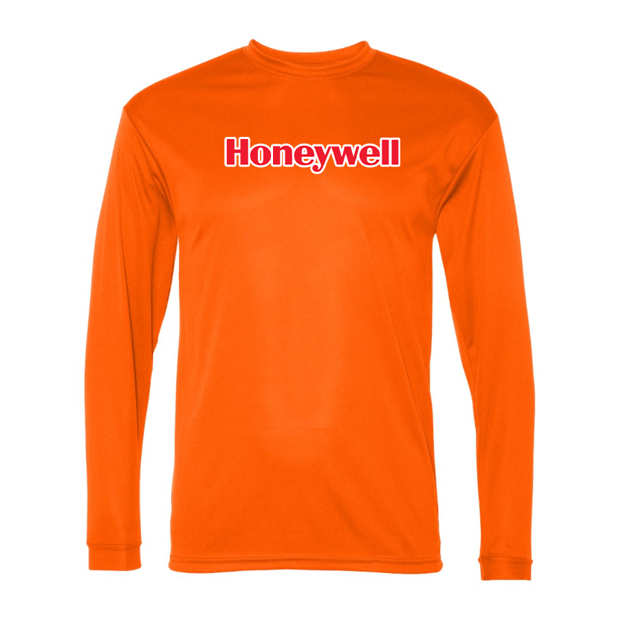 Men's Honeywell  Polyester Long Sleeve T-Shirt