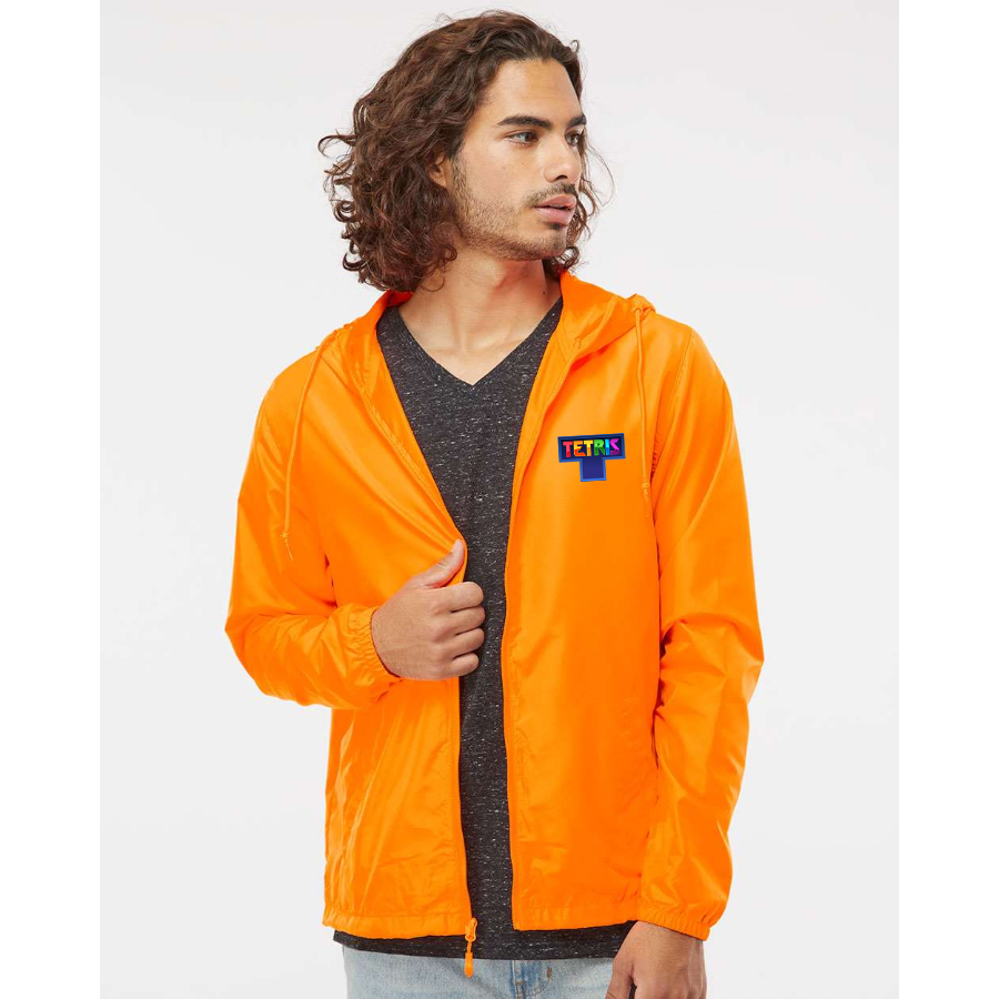 Men's Tetris Independent Trading Co Lightweight Windbreaker Full-Zip Jacket