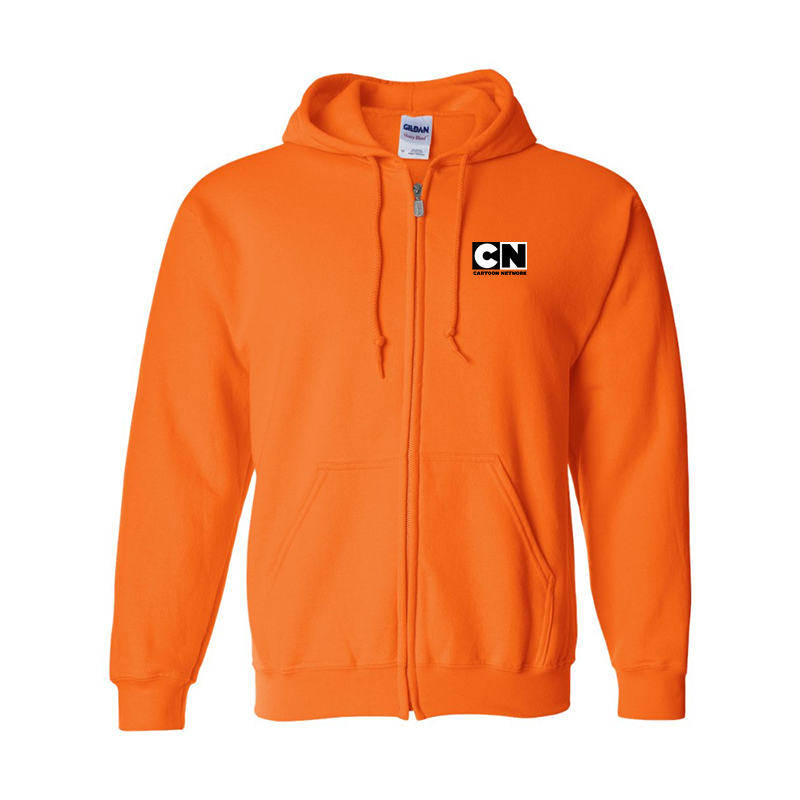 Men's Cartoon Network Gildan Heavy Blend Full-Zip Hooded Sweatshirt
