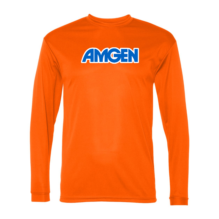 Men's Amgen Polyester Long Sleeve T-Shirt