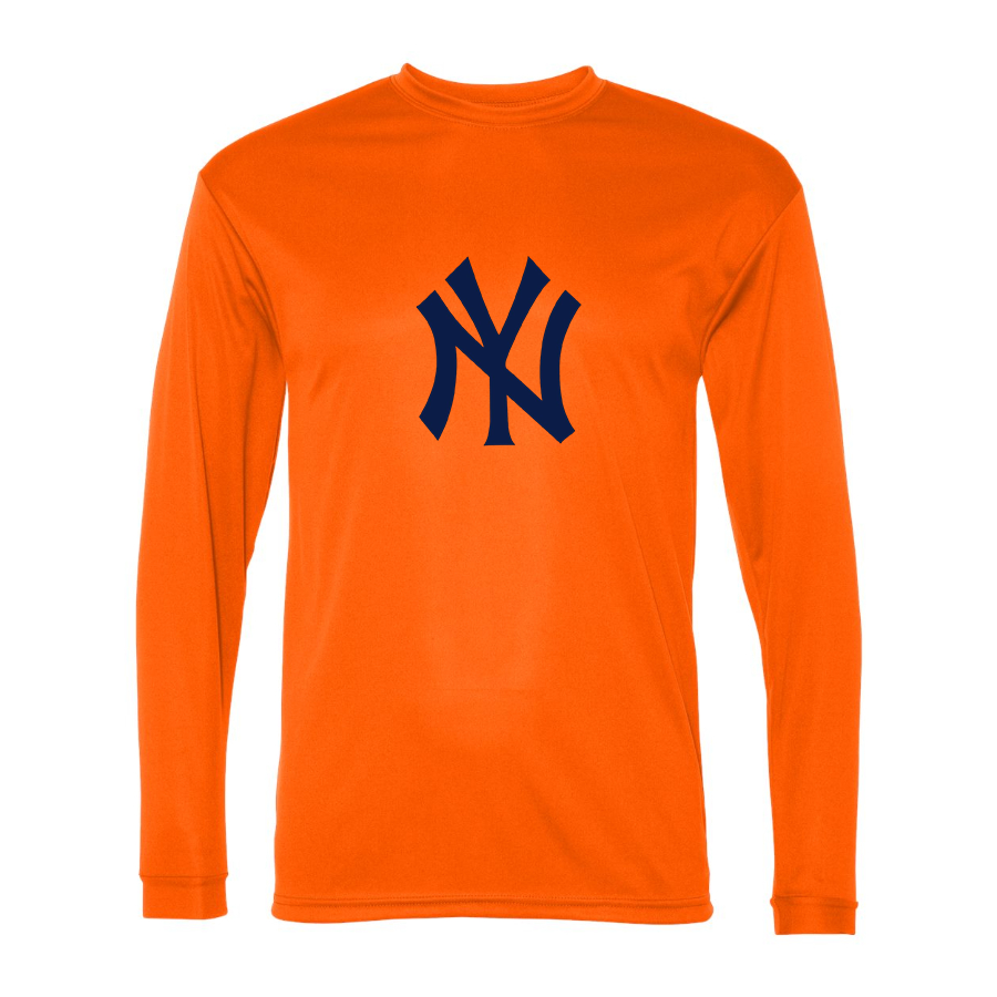 Men's New York NY Yankees Polyester Long Sleeve T-Shirt
