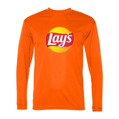 Men's Lays  Polyester Long Sleeve T-Shirt