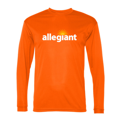 Men's Allegiant Air  Polyester Long Sleeve T-Shirt