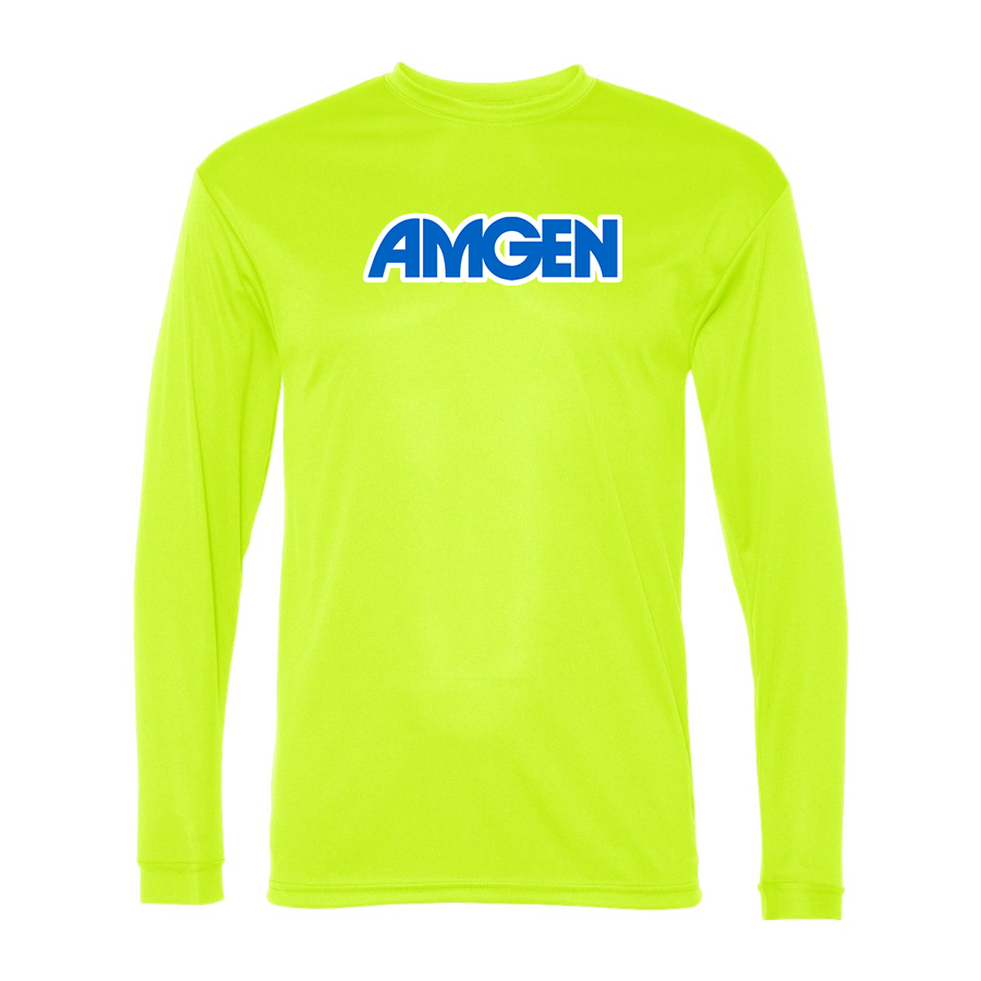 Men's Amgen Polyester Long Sleeve T-Shirt