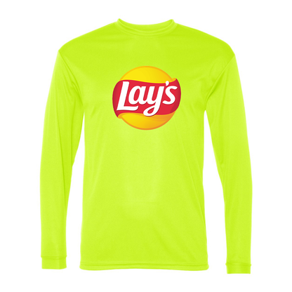 Men's Lays  Polyester Long Sleeve T-Shirt