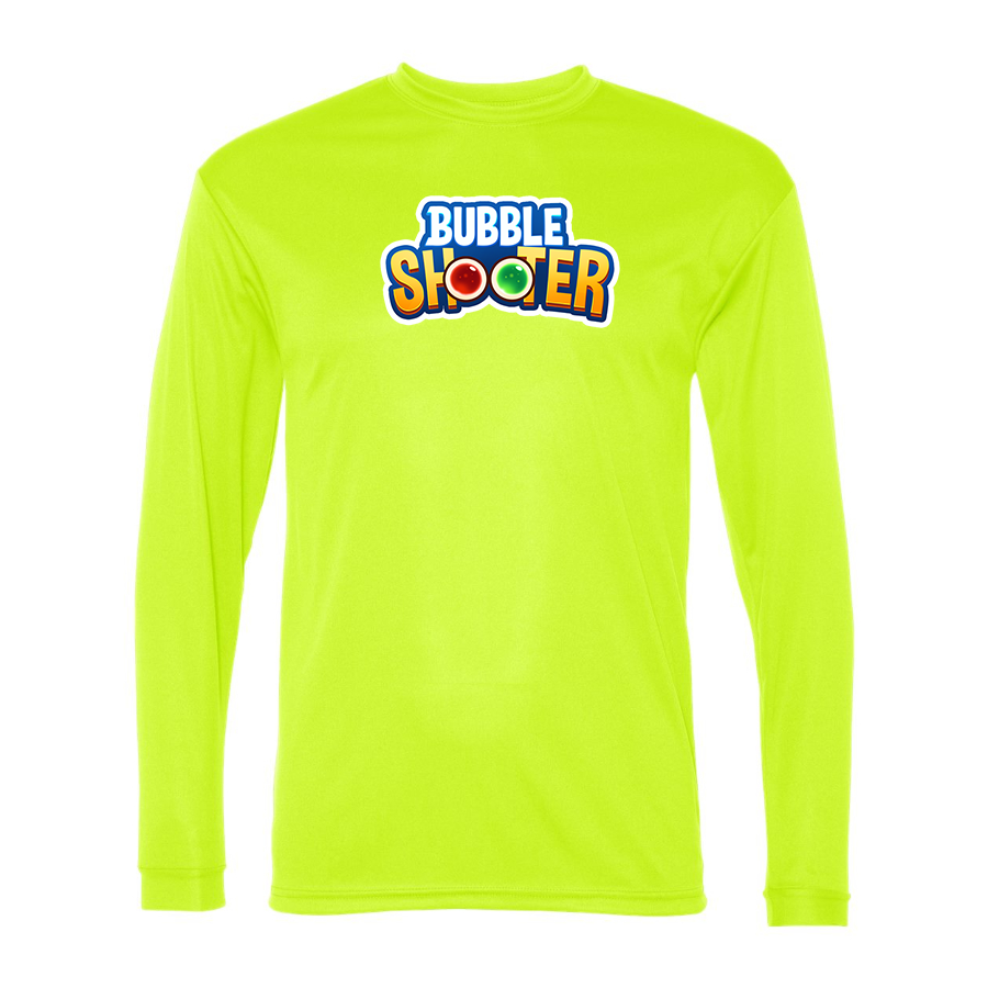 Men's Bubble Shooter Polyester Long Sleeve T-Shirt