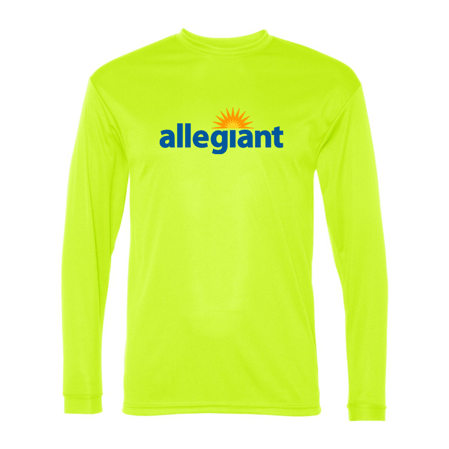 Men's Allegiant Air  Polyester Long Sleeve T-Shirt