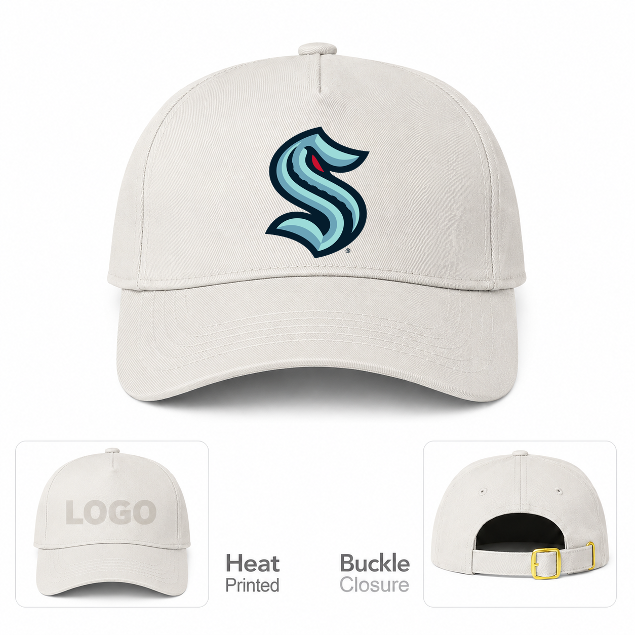 NHL Seattle Kraken Baseball Cap Hat