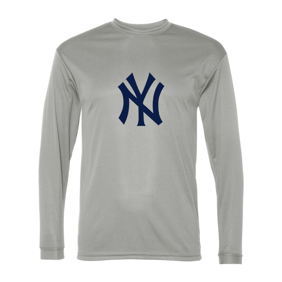 Men's New York NY Yankees Polyester Long Sleeve T-Shirt