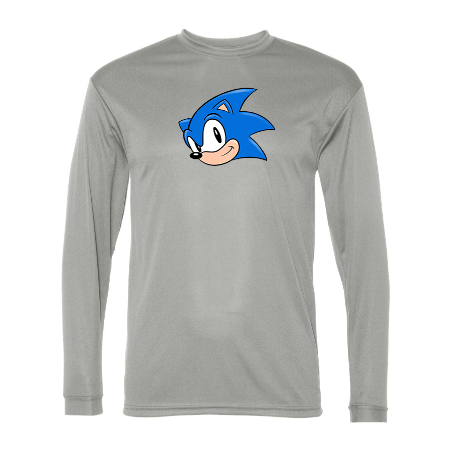 Men's Sonic the Hedgehog Polyester Long Sleeve T-Shirt