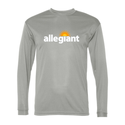 Men's Allegiant Air  Polyester Long Sleeve T-Shirt