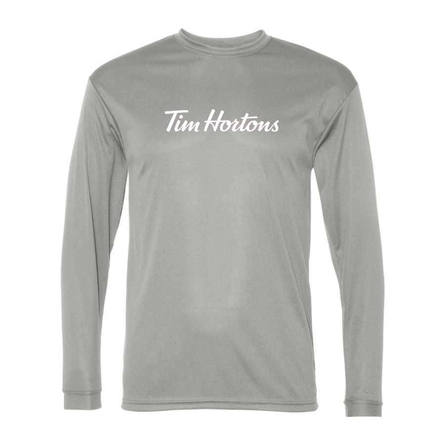 Men's Tim Hortons Polyester Long Sleeve T-Shirt