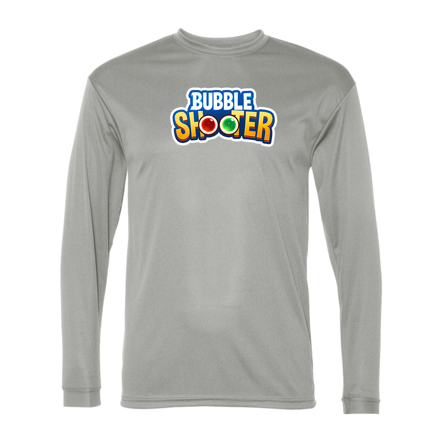 Men's Bubble Shooter Polyester Long Sleeve T-Shirt