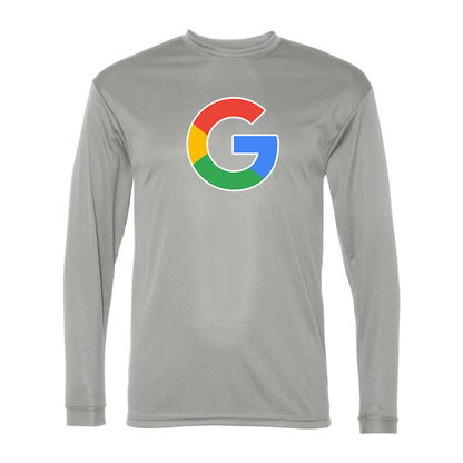 Men's Google Polyester Long Sleeve T-Shirt