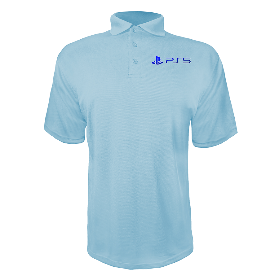 Men's Play Station PS5 Polyester Polos