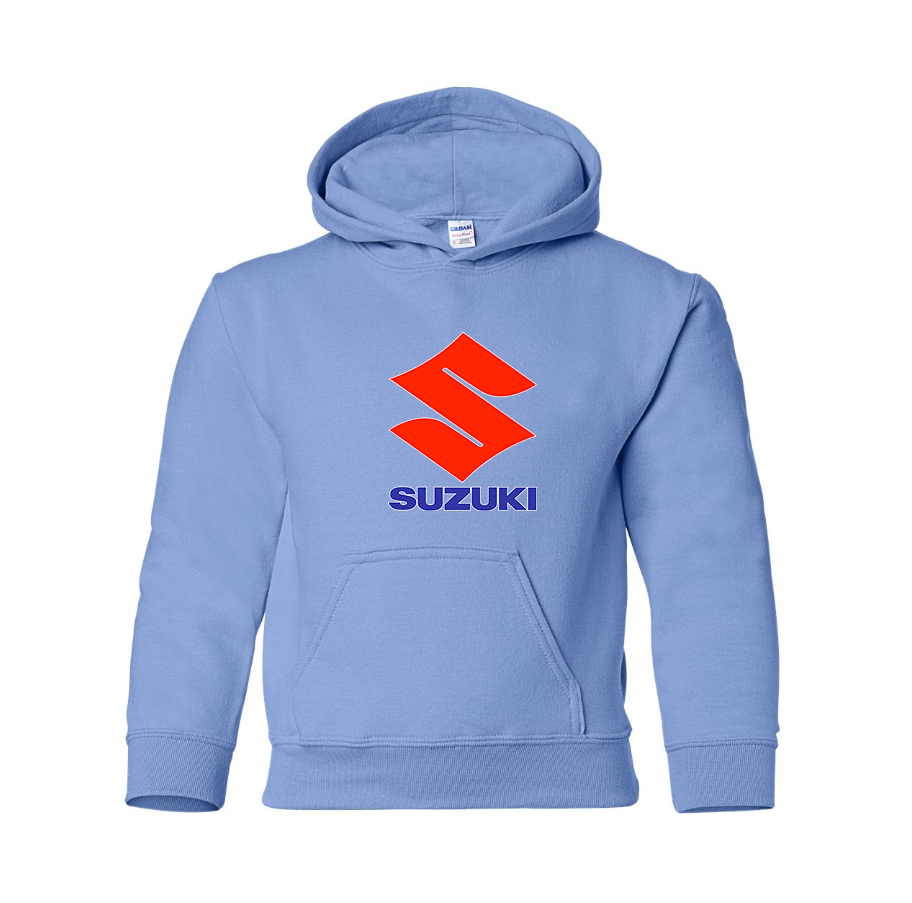 Youth's Suzuki Bike Motorcycle Pullover Hoodie