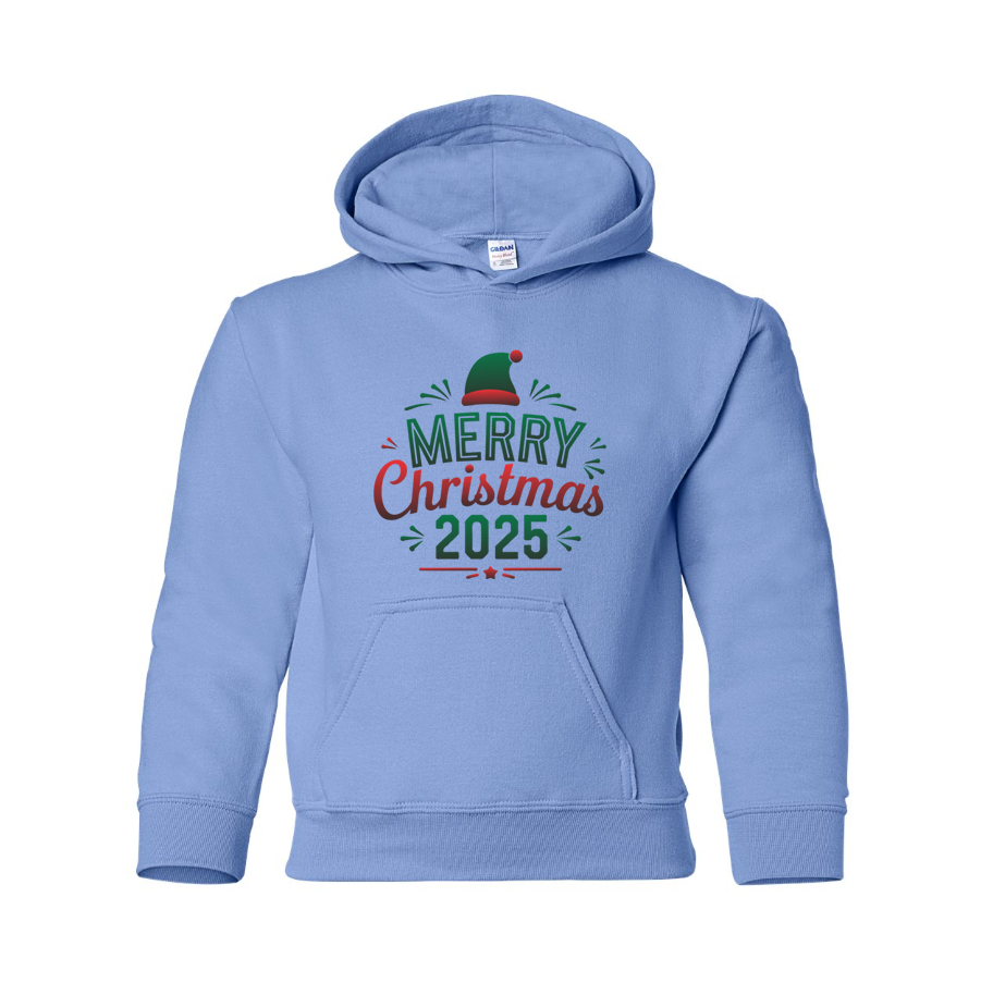 Youth's Merry Christmas 2025\ Pullover Hoodie