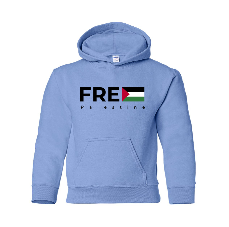 Youth's Free Palestine Pullover Hoodie