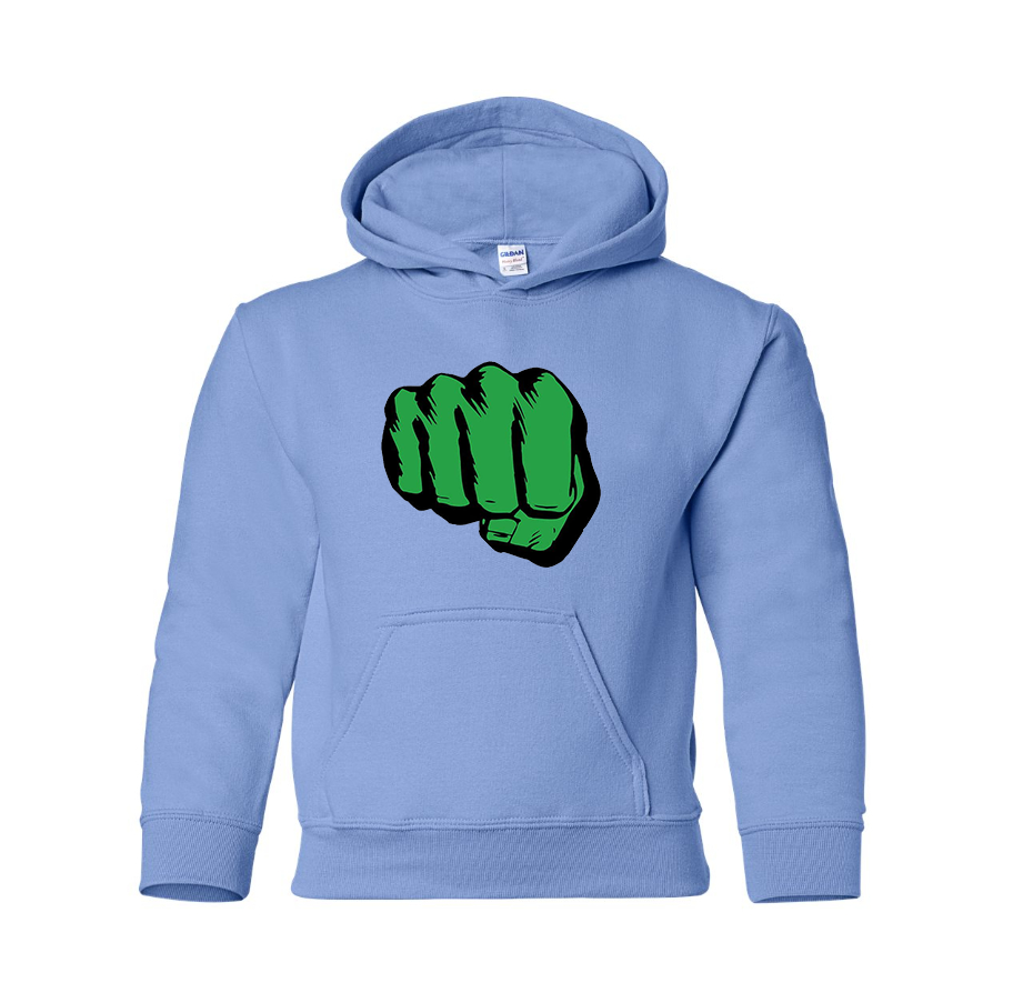 Youth's Hulk Punch Pullover Hoodie