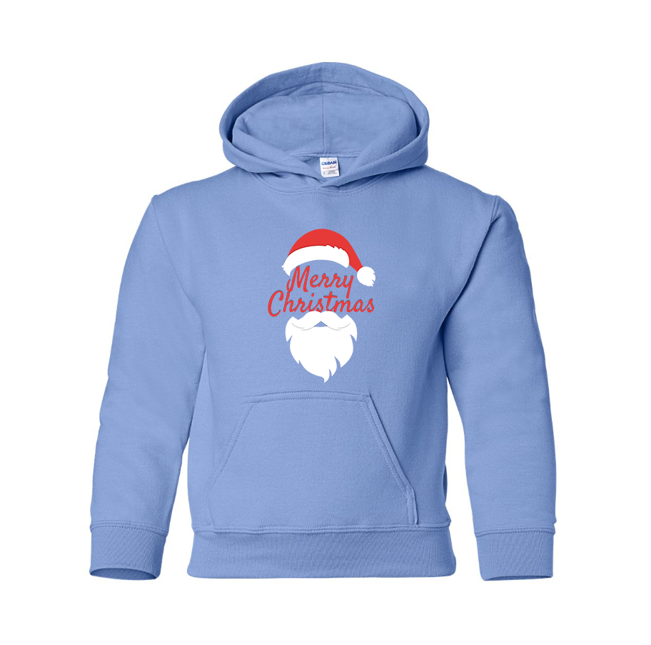 Youth's Merry Christmas Santa Claus Pullover Hoodie