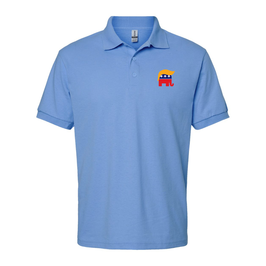 Men's Donald Trump Hair Elephant Dry Blend Polo