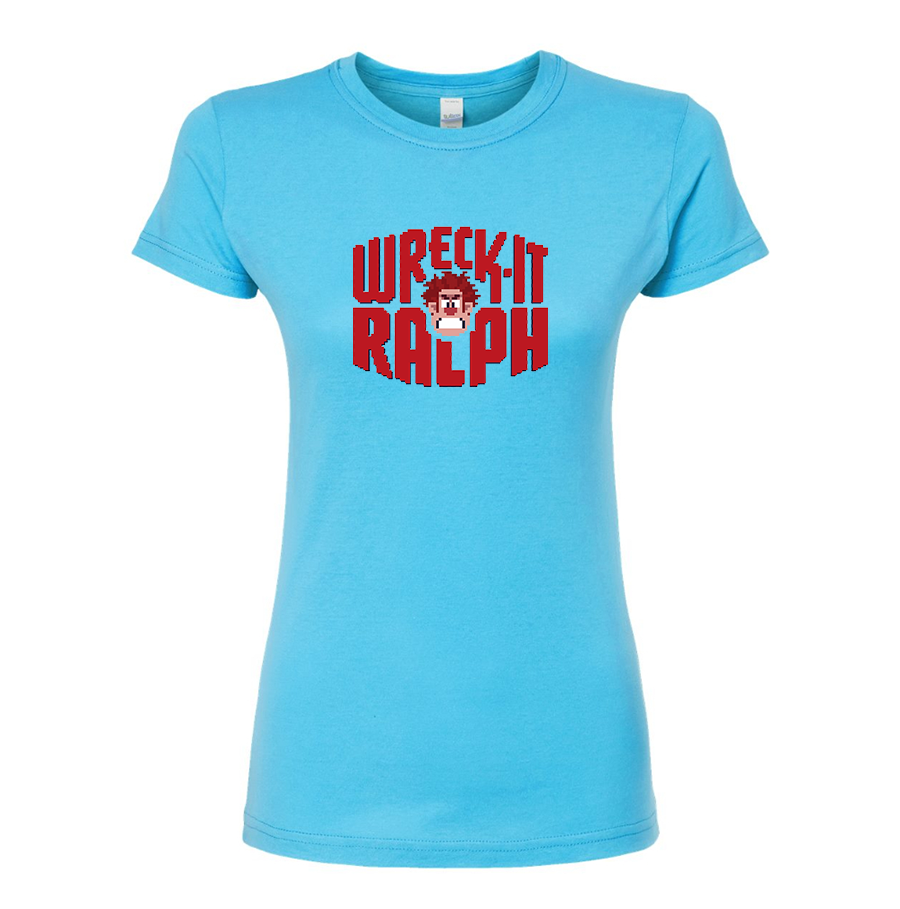 Women's Wreck-It Ralph Round Neck T-Shirt