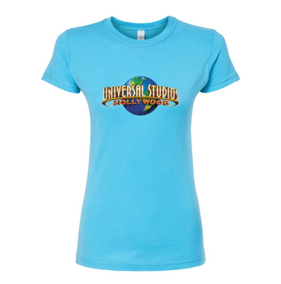 Women's Universal Studio Hollywood Round Neck T-Shirt