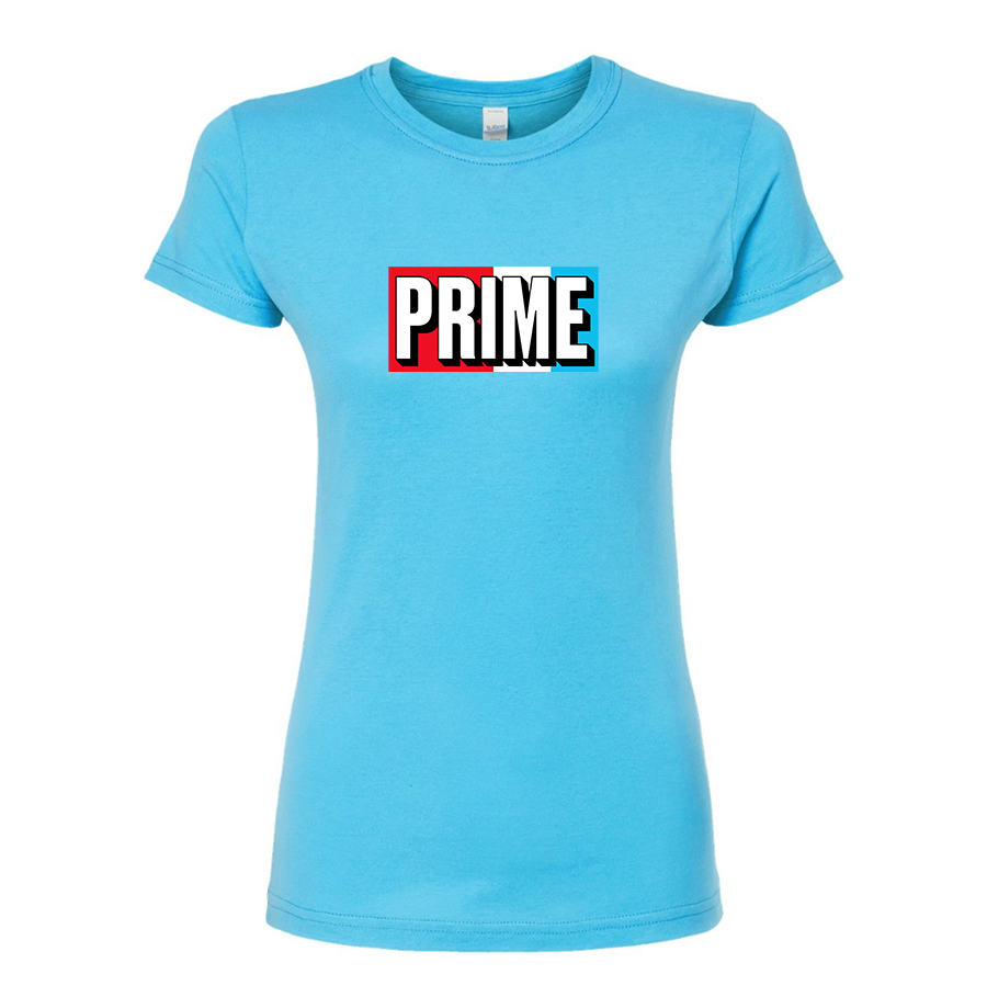 Women's Prime Drink Round Neck T-Shirt