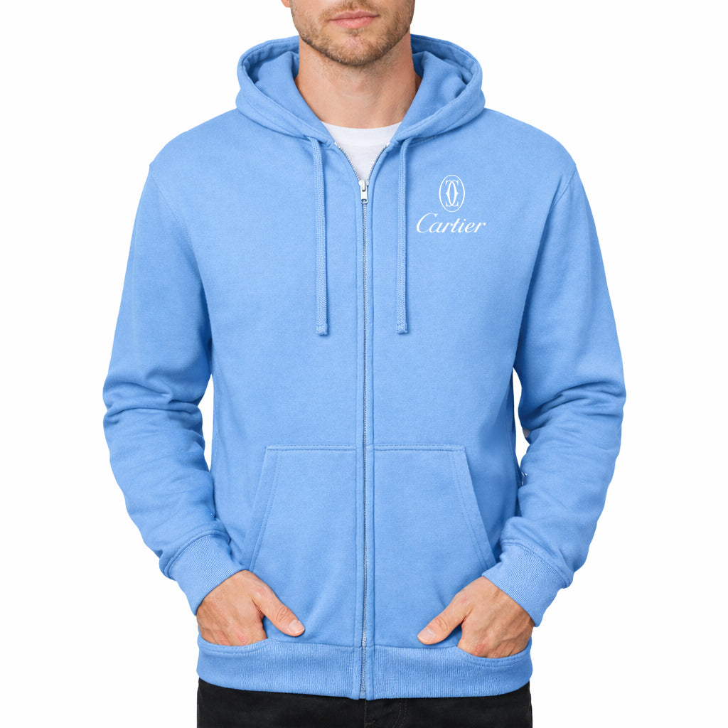 Men's Cartier Jeweller and Watchmaker Zipper Hoodie