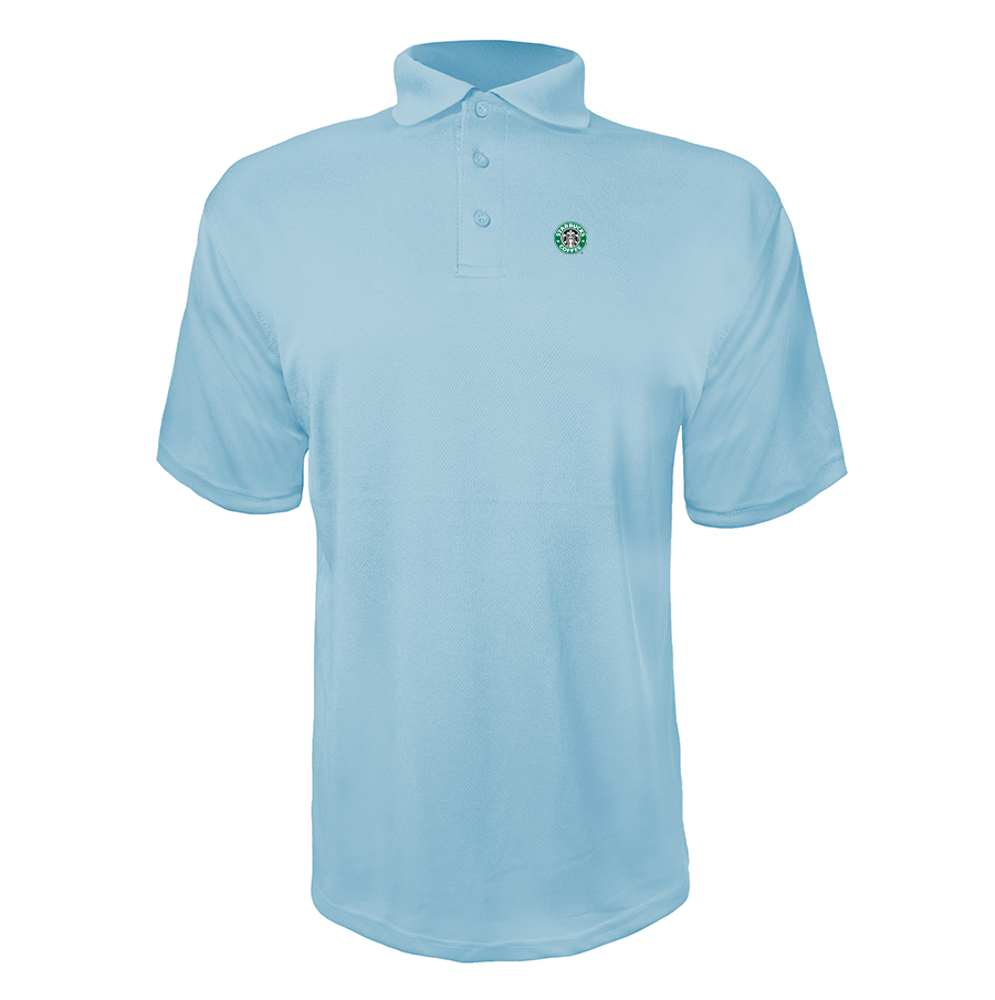 Men's Starbucks Coffee Polyester Polos