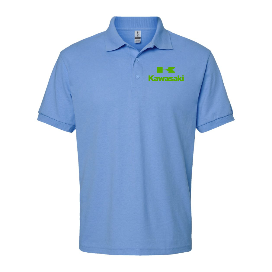 Men's Kawasaki Bike Motorcycle Dry Blend Polo