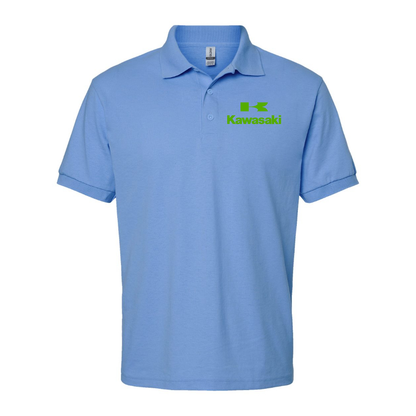 Men's Kawasaki Bike Motorcycle Dry Blend Polo