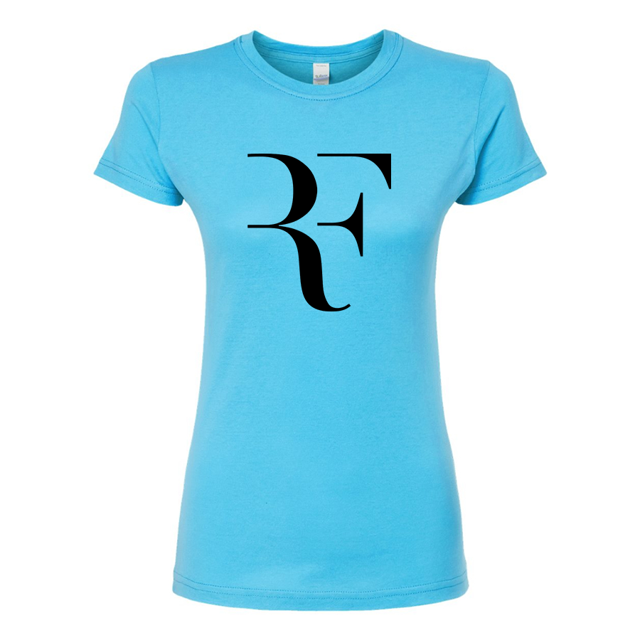 Women's Roger Federer Round Neck T-Shirt