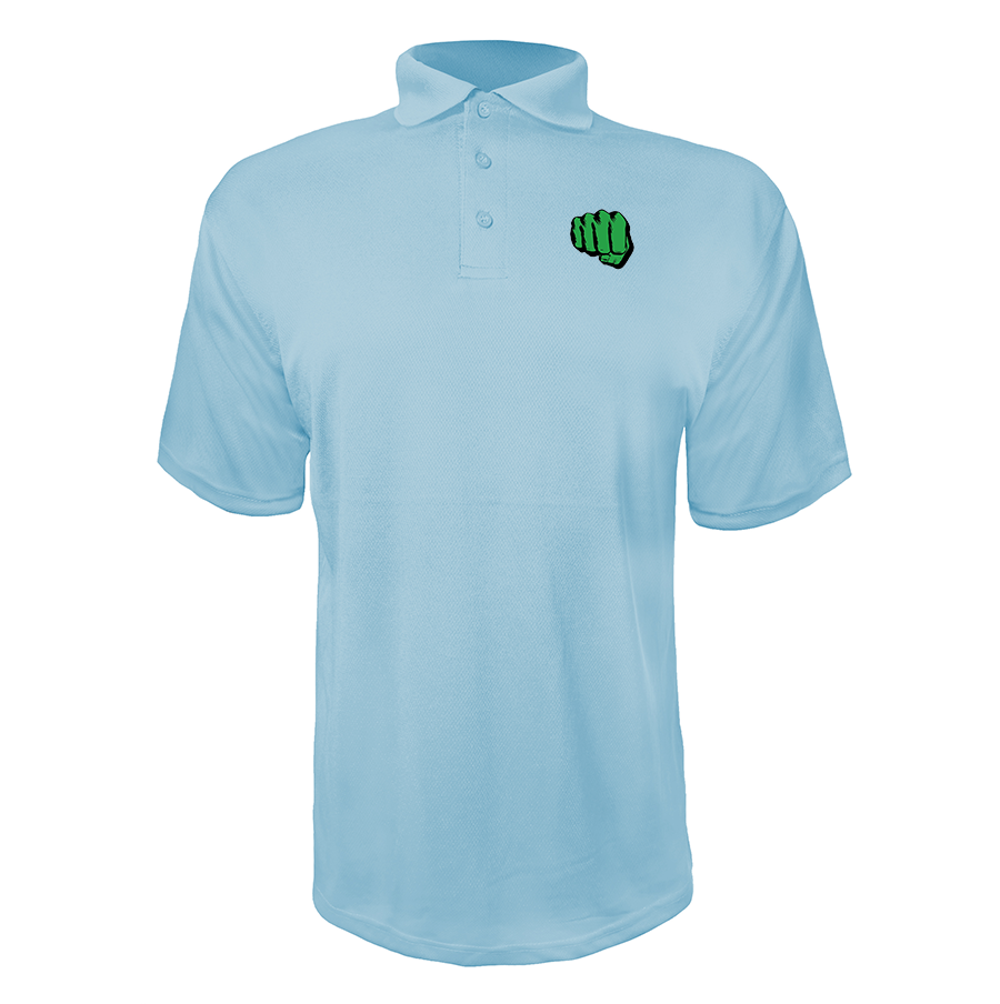 Men's Hulk Punch Polyester Polos