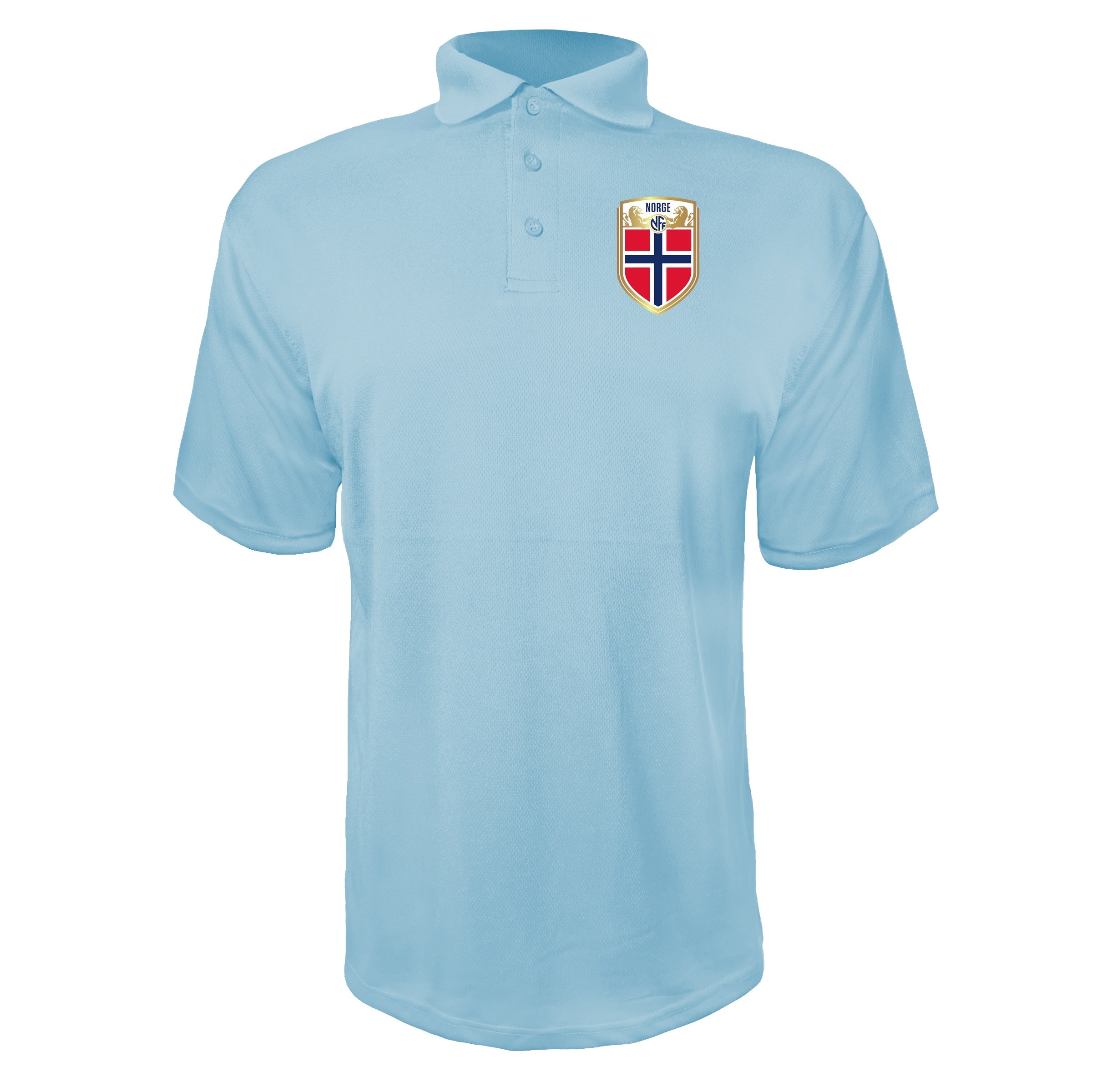 Men's Norway Soccer Polyester Polos
