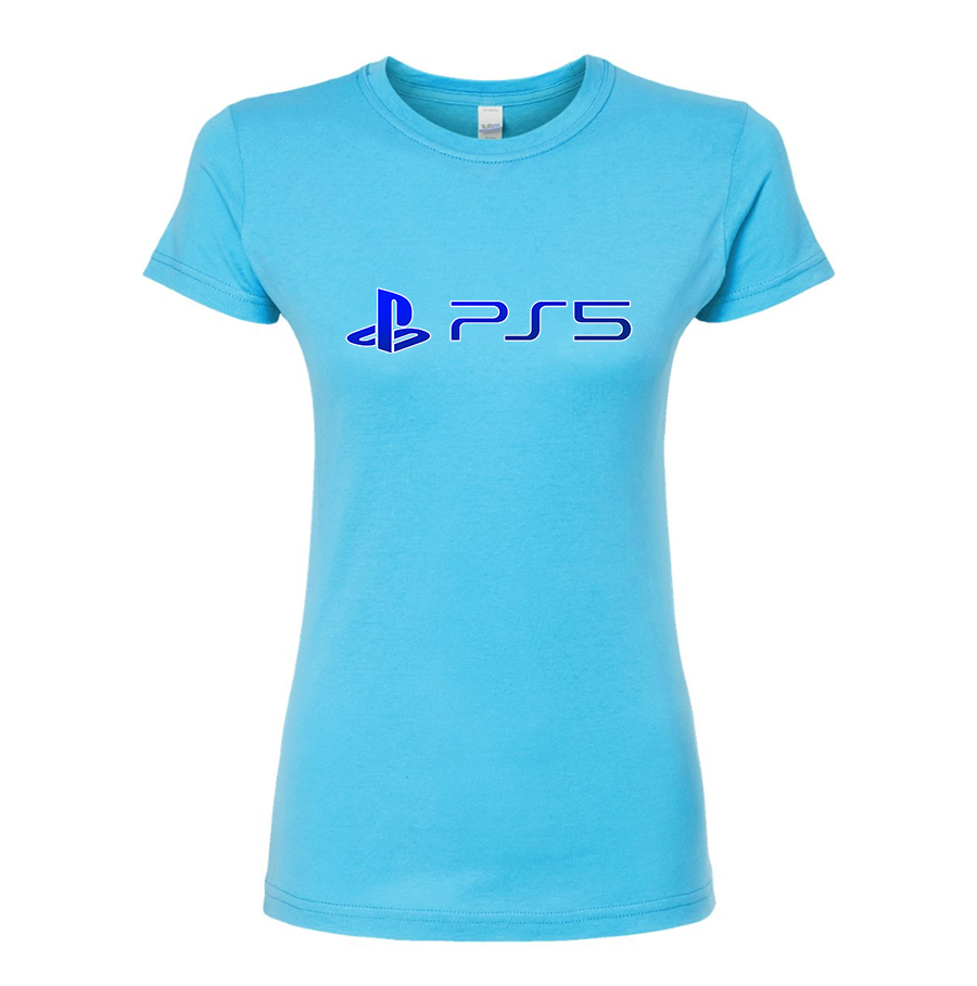 Women's Play Station PS5 Round Neck T-Shirt