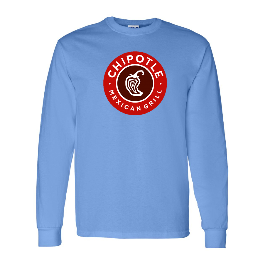 Men's  Long sleeves T-Shirt Chipotle Mexican Grill