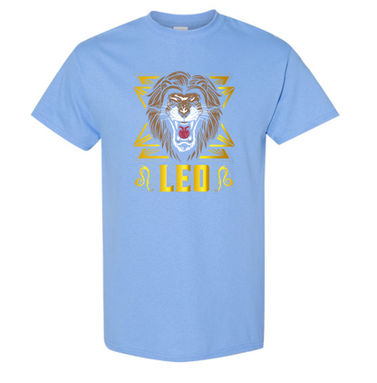 Youth's Leo Zodiac Sign Cotton T-Shirt