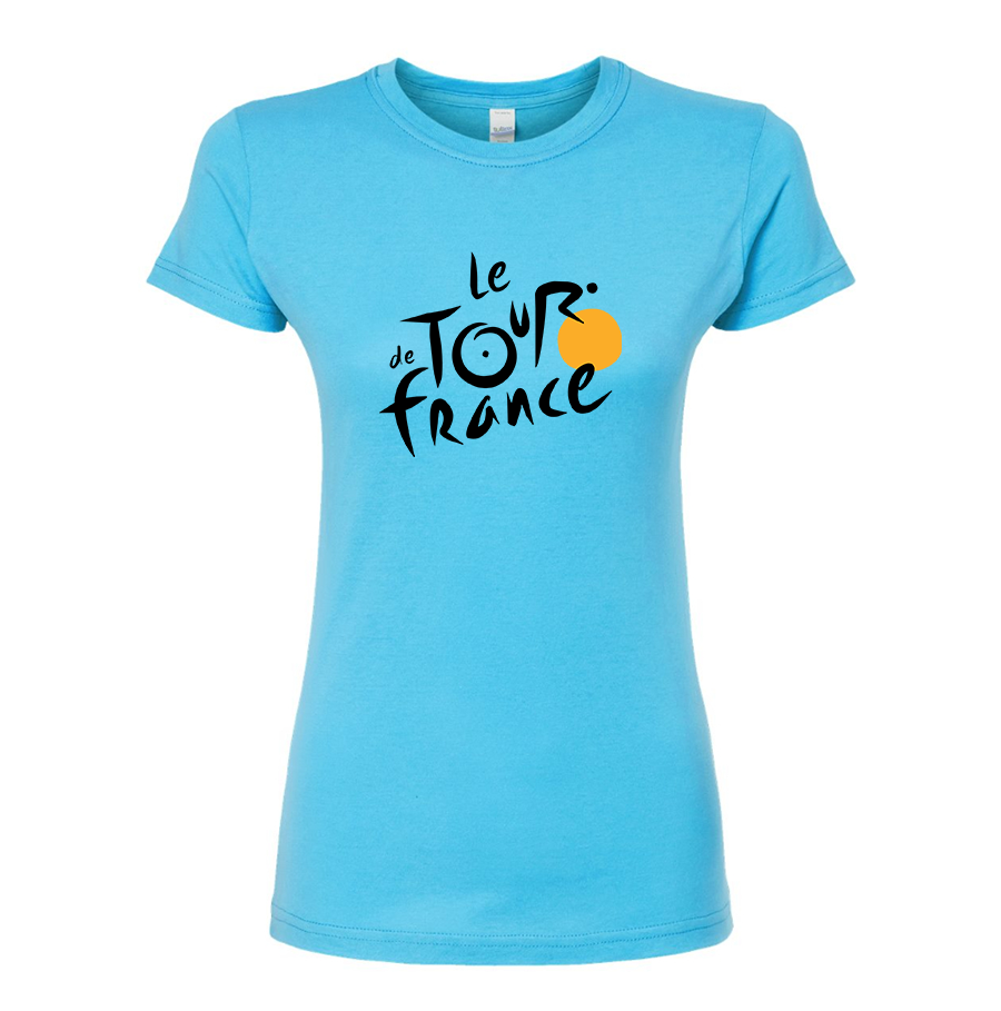 Women's Le Tour De France Round Neck T-Shirt