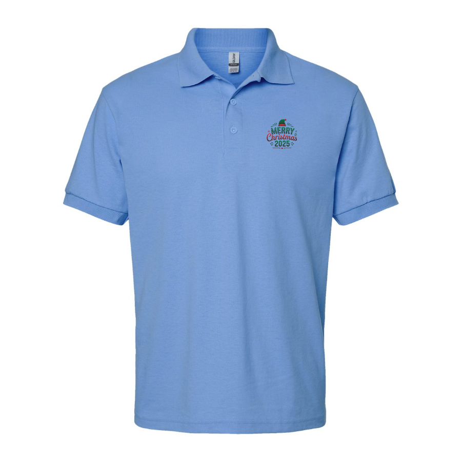 Men's Merry Christmas 2025 Dry Blend Polo